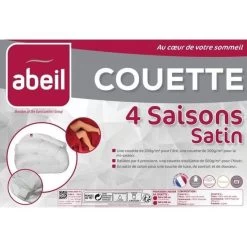 ABEIL Couette 4 SAISONS Satin De Coton 240x260cm