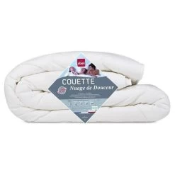 ABEIL Couette Légere NUAGE De DOUCEUR 240x260 Cm Blanc