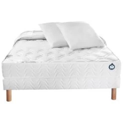 BULTEX Matelas + Sommier 140x190 - Mousse - 33 Kg/m3 - Ferme + Pack Linge De Lit PACK GLOBAL -Magasin De Meubles De Chambre À Coucher bultex matelas sommier 140x190 mousse 33 kg m3 ferme pack linge de lit pack global 3663728935626 464451
