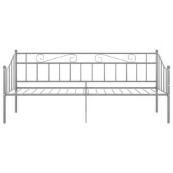 Cadre De Canapé-lit Gris Métal 90x200 Cm 3 -Magasin De Meubles De Chambre À Coucher cadre de canape lit gris metal 90x200 cm 3666722739344 965418