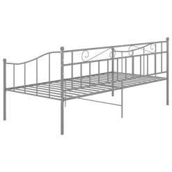 Cadre De Canapé-lit Gris Métal 90x200 Cm 3 -Magasin De Meubles De Chambre À Coucher cadre de canape lit gris metal 90x200 cm 3666722739344 965420