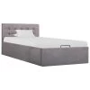 Cadre De Lit à Stockage Hydraulique Taupe Tissu 90x200 Cm -Magasin De Meubles De Chambre À Coucher cadre de lit a stockage hydraulique taupe tissu 90x200 cm 3666722495295 633276