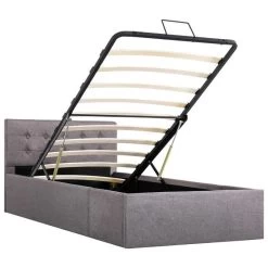 Cadre De Lit à Stockage Hydraulique Taupe Tissu 90x200 Cm 16 Cadre De Lit à Stockage Hydraulique Taupe Tissu 90x200 Cm -Magasin De Meubles De Chambre À Coucher cadre de lit a stockage hydraulique taupe tissu 90x200 cm 3666722495295 633280