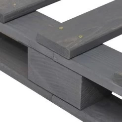 Cadre De Lit Adulte Palette Pin Massif Gris Samba 140x200 Cm -Magasin De Meubles De Chambre À Coucher cadre de lit adulte palette pin massif gris samba 140x200 cm 3666722608817 386845