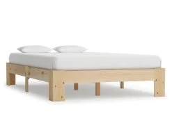 Cadre De Lit Adulte Pin Massif Clair Samba 140x200 Cm