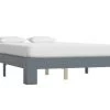 Cadre De Lit Adulte Pin Massif Gris Samba 140x200 Cm -Magasin De Meubles De Chambre À Coucher cadre de lit adulte pin massif gris samba 140x200 cm 8719883677903 387878