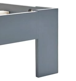 Cadre De Lit Adulte Pin Massif Gris Samba 160x200 Cm -Magasin De Meubles De Chambre À Coucher cadre de lit adulte pin massif gris samba 160x200 cm 8719883677910 387092