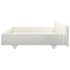 Cadre De Lit Avec 2 Tiroirs Blanc Bois De Pin Massif 90x200 Cm 5 -Magasin De Meubles De Chambre À Coucher cadre de lit avec 2 tiroirs blanc bois de pin massif 90x200 cm 3666722171687 1228037