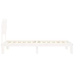 Cadre De Lit Avec Tête De Lit Blanc 90x200 Cm Bois Massif 20 Cadre De Lit Avec Tête De Lit Blanc 90x200 Cm Bois Massif -Magasin De Meubles De Chambre À Coucher cadre de lit avec tete de lit blanc 90x200 cm bois massif 3666722939997 1501911