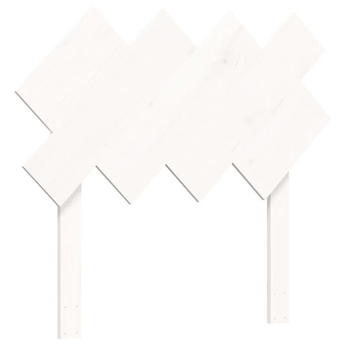 Cadre De Lit Avec Tête De Lit Blanc 90x200 Cm Bois Massif 12 Cadre De Lit Avec Tête De Lit Blanc 90x200 Cm Bois Massif – Image 10