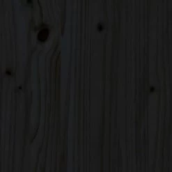 Cadre De Lit Avec Tête De Lit Noir King Size Bois Massif -Magasin De Meubles De Chambre À Coucher cadre de lit avec tete de lit noir king size bois massif 3666722941099 1501530