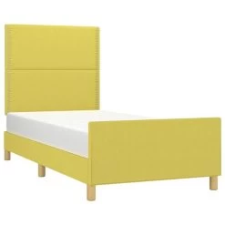 Cadre De Lit Avec Tête De Lit Vert 80x200 Cm Tissu 16 Cadre De Lit Avec Tête De Lit Vert 80x200 Cm Tissu -Magasin De Meubles De Chambre À Coucher cadre de lit avec tete de lit vert 80x200 cm tissu 3666722843577 1447225