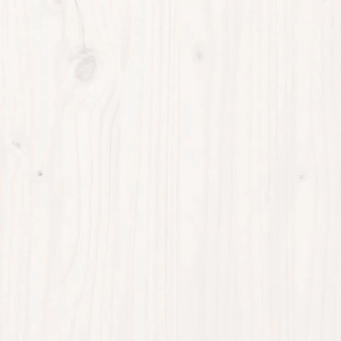 Cadre De Lit Blanc Bois Massif 135x190 Cm Double 6 10 Cadre De Lit Blanc Bois Massif 135x190 Cm Double 6 – Image 8