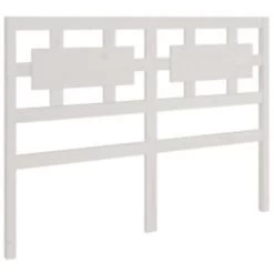 Cadre De Lit Blanc Bois Massif 150x200 Cm Très Grand 3 -Magasin De Meubles De Chambre À Coucher cadre de lit blanc bois massif 150x200 cm tres grand 3666722742580 1410355
