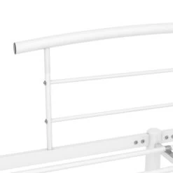 Cadre De Lit Blanc Métal 120 X 200 Cm 8 -Magasin De Meubles De Chambre À Coucher cadre de lit blanc metal 120 x 200 cm 8719883989266 628883
