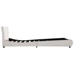 Cadre De Lit Blanc Similicuir 90 X 200 Cm 5 -Magasin De Meubles De Chambre À Coucher cadre de lit blanc similicuir 90 x 200 cm 8719883699219 630790