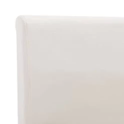 Cadre De Lit Blanc Similicuir 90 X 200 Cm 5 -Magasin De Meubles De Chambre À Coucher cadre de lit blanc similicuir 90 x 200 cm 8719883699219 630791