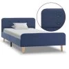 Cadre De Lit Bleu Tissu 90 X 200 Cm 8 -Magasin De Meubles De Chambre À Coucher cadre de lit bleu tissu 90 x 200 cm 8719883698373 630271