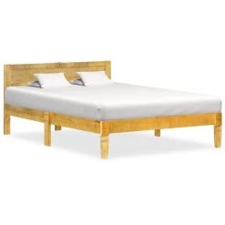 Cadre De Lit Bois De Manguier Massif 120 Cm