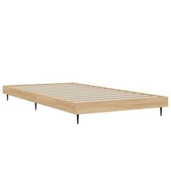 Cadre De Lit Chêne Sonoma 90x190 Cm Bois D'ingénierie -Magasin De Meubles De Chambre À Coucher cadre de lit chene sonoma 90x190 cm bois d ingenierie 8720845797898 1516287