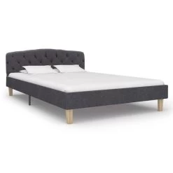 Cadre De Lit Gris Foncé Tissu 120 X 200 Cm 9 11 Cadre De Lit Gris Foncé Tissu 120 X 200 Cm 9 -Magasin De Meubles De Chambre À Coucher cadre de lit gris fonce tissu 120 x 200 cm 8719883698571 630390