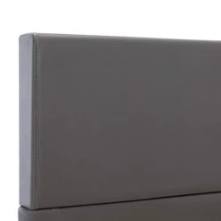 Cadre De Lit Gris Similicuir 90 X 200 Cm 3 -Magasin De Meubles De Chambre À Coucher cadre de lit gris similicuir 90 x 200 cm 3666722497930 629389