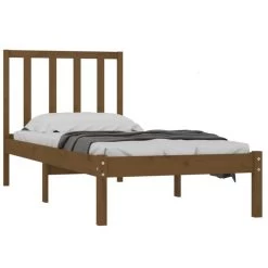 Cadre De Lit Marron Miel Bois Pin Massif 75x190 Cm Petit Simple 10 Cadre De Lit Marron Miel Bois Pin Massif 75x190 Cm Petit Simple -Magasin De Meubles De Chambre À Coucher cadre de lit marron miel bois pin massif 75x190 cm petit simple 3666722876032 1472330