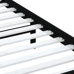 Cadre De Lit Noir Bois De Pin Massif 90x200 Cm 16 Cadre De Lit Noir Bois De Pin Massif 90x200 Cm -Magasin De Meubles De Chambre À Coucher cadre de lit noir bois de pin massif 90x200 cm 3666722938334 1502381