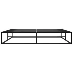 Cadre De Lit Noir Métal 180x200 Cm 8 -Magasin De Meubles De Chambre À Coucher cadre de lit noir metal 180x200 cm 3666722160391 1240177
