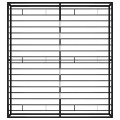 Cadre De Lit Noir Métal 180x200 Cm 8 -Magasin De Meubles De Chambre À Coucher cadre de lit noir metal 180x200 cm 3666722160391 1240179