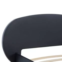 Cadre De Lit Noir Similicuir 90 X 200 Cm 5 -Magasin De Meubles De Chambre À Coucher cadre de lit noir similicuir 90 x 200 cm 3666722742337 631880