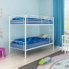 Cadre De Lit Superposé D'enfants Blanc Métal 90x200 Cm -Magasin De Meubles De Chambre À Coucher cadre de lit superpose d enfants blanc metal 90x200 cm 8718475968337 1143176