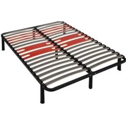 CONFORKIT Sommier A Lattes 140x190 Cm - 5 Zones De Confort
