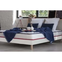 CONFORT DESIGN Ensemble FRENCHY Matelas + Sommier 140x190 - Mémoire De Forme - 100% Français - 2 Oreillers Inclus -Magasin De Meubles De Chambre À Coucher confort design ensemble frenchy matelas sommier 140x190 memoire de forme 100 francais 2 oreillers inclus 3332990138737 454657