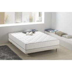 DEKO DREAM Matelas NAHKA 140x200 - 600 Ressorts - 7 Zones De Confort - 24cm
