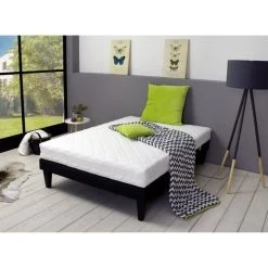 DORMIPUR Matelas T400 160x200 Cm - Ressorts Et Mémoire De Forme - Equilibré - 768 Ressorts Et 50kg/m3 - 2 Personnes