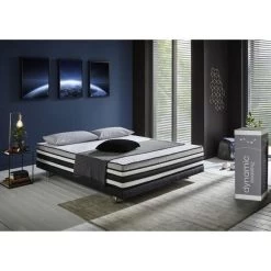 DYNAMIC BEDDING Matelas Hybride 160x200 Cm - 1 650 Ressorts Ensachés - Mémoire De Forme - 30 Cm - Équilibré - INFINITY -Magasin De Meubles De Chambre À Coucher dynamic bedding matelas hybride 160x200 cm 1 650 ressorts ensaches memoire de forme 30 cm equilibre infinity 3612408773935 451688