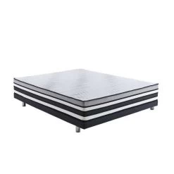 DYNAMIC BEDDING Matelas Hybride 180x200 Cm - 1 855 Ressorts Ensachés - Mémoire De Forme - 30 Cm - Équilibré - INFINITY -Magasin De Meubles De Chambre À Coucher dynamic bedding matelas hybride 180x200 cm 1 855 ressorts ensaches memoire de forme 30 cm equilibre infinity 3612408773942 451679