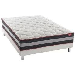ENERGY SPRING Ensemble Matelas + Sommier 160 X 200 - Ressorts + Mémoire De Forme - 27 Cm - Ferme - DEKO DREAM -Magasin De Meubles De Chambre À Coucher energy spring ensemble matelas sommier 160 x 200 ressorts memoire de forme 27 cm ferme deko dream 5412618120240 454630