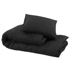 Ensemble De Housse De Couette Noir 225x220 Cm Microfibre Légère -Magasin De Meubles De Chambre À Coucher ensemble de housse de couette noir 225x220 cm microfibre legere 3666722873918 1472414