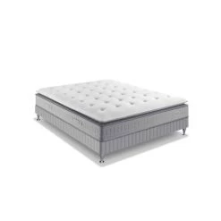 Ensemble Matelas 140x190 + Sommier - Ressort Ensachés - Mémoire De Forme - 29 Cm - SW5