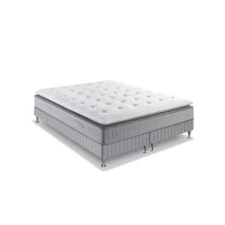 Ensemble Matelas 2x80x200 + Sommier - Ressorts Enssachés - Mémoire De Forme - 29 Cm - SW5