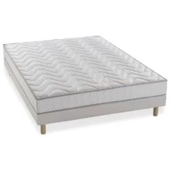 Ensemble Matelas + Sommier UNELMA 140 X 200 - 5 Zones Et Mémoire De Forme - 16 Cm - Ferme - DEKO DREAM -Magasin De Meubles De Chambre À Coucher ensemble matelas sommier unelma 140 x 200 5 zones et memoire de forme 16 cm ferme deko dream 3612401821213 454622