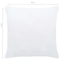 Garnitures De Coussin 2 Pcs 30x30 Cm Blanc -Magasin De Meubles De Chambre À Coucher garnitures de coussin 2 pcs 30x30 cm blanc 8719883881218 770184