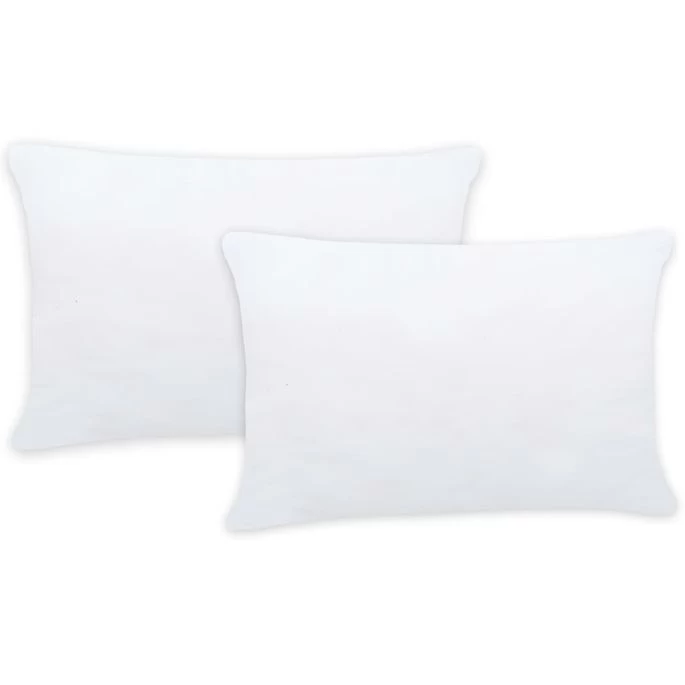 Garnitures De Coussin 2 Pcs 50x30 Cm Blanc 4 Garnitures De Coussin 2 Pcs 50x30 Cm Blanc – Image 2
