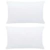 Garnitures De Coussin 2 Pcs 60x40 Cm Blanc -Magasin De Meubles De Chambre À Coucher garnitures de coussin 2 pcs 60x40 cm blanc 3666722519519 587675