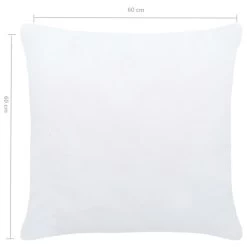 Garnitures De Coussin 2 Pcs 60x60 Cm Blanc -Magasin De Meubles De Chambre À Coucher garnitures de coussin 2 pcs 60x60 cm blanc 8719883881324 587716