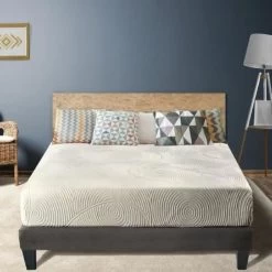 HERA - Ensemble Sommier + Matelas 90x190 - 1 Place - Mousse Mémoire De Forme - Equilibré - 60kg/m3