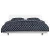 Jeu De Couette 3 Pcs Tissu Bleu Foncé 200x220/80x80 Cm -Magasin De Meubles De Chambre À Coucher jeu de couette 3 pcs tissu bleu fonce 200x220 80x80 cm 3666722519540 587543