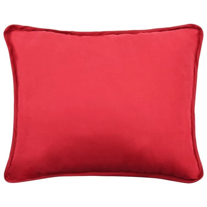 Jeu De Couette 3 Pcs Tissu Bordeaux 240x220/80x80 Cm 6 Jeu De Couette 3 Pcs Tissu Bordeaux 240x220/80x80 Cm – Image 4